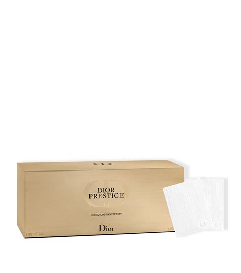 dior prestige cotton pads.